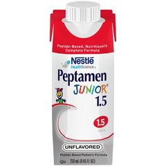 Nestle Healthcare Nutrition Pediatric Tube Feeding Formula Peptamen Junior® 1.5 8.45 oz. Carton Ready to Use Unflavored Ages 1-13 Years