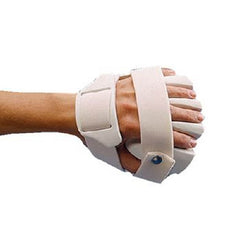 Patterson Medical Supply Hand-Based Anti-Spasticity Splint Rolyan® Preformed Thermoplastic Right Hand Beige Small