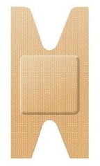 Dukal Adhesive Strip American® White Cross 1-1/2 X 3 Inch Fabric Knuckle Tan Sterile