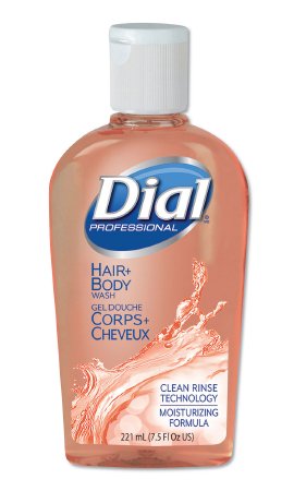 Lagasse Shampoo and Body Wash Dial® Professional 7.5 oz. Flip Top Bottle Peach Scent