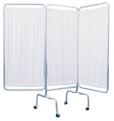 Drive Medical Privacy Screen Folding 3-Panel Vinyl