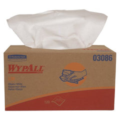 Kimberly Clark Task Wipe WypAll® L30 Light Duty White NonSterile Double Re-Creped 9-4/5 X 10 Inch Disposable - M-684044-2825 - Case of 10