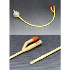 Amsino International Foley Catheter AMSure® 2-Way Standard Tip 5 cc Balloon 20 Fr. Silicone Coated Latex