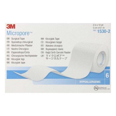 3M Medical Tape 3M™ Micropore™ Skin Friendly Paper 2 Inch X 10 Yard White NonSterile