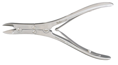 Miltex Bone Splitting Forceps Miltex® Ruskin-Kleinert-Kutz 5-3/4 Inch Length OR Grade German Stainless Steel NonSterile NonLocking Plier Handle with Spring Curved Sharp - M-686209-1774 - Each