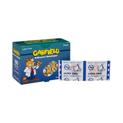 ASO Corporation Adhesive Spot Bandage ASO 7/8 Inch Plastic Round Kid Design (Garfield) Sterile