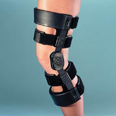 Patterson Medical Supply Hinged Knee Brace WeekENDER™ Large Hook and Loop Closure 21 to 23-1/2 Inch Circumference Left Knee