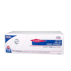 Dukal USP Type VII Gauze Sponge Caliber™ Cotton 12-Ply 3 X 3 Inch Square NonSterile
