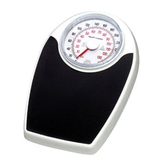 Health O Meter Floor Scale Health O Meter® Dial Display 330 lbs./ 150 kg Capacity Black / White Analog