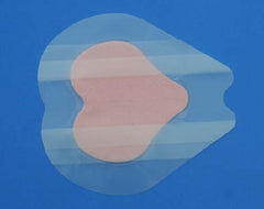 Ferris Manufacturing Silver Foam Dressing Polymem® Shapes® 7-1/5 X 7-4/5 Inch Sacral Sterile
