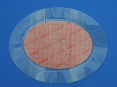 Ferris Manufacturing Silver Foam Dressing Polymem® Shapes® 6-1/2 X 8-1/5 Inch Oval Sterile