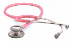 American Diagnostic Corp Classic Stethoscope Adscope® 603 Pink 1-Tube 22 Inch Tube Double-Sided Chestpiece