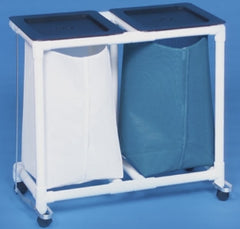 IPU Double Hamper with Bags Standard 4 Casters 39 gal. - M-688319-2318 - Each