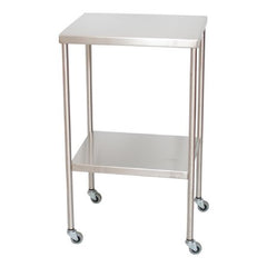 UMF Medical Instrument Table 12 X 20 X 34 Inch Stainless Steel