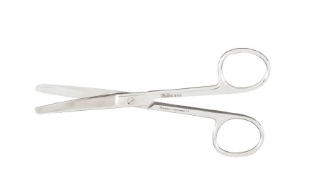 Miltex Operating Scissors Miltex® 4-1/2 Inch Length OR Grade German Stainless Steel NonSterile Finger Ring Handle Curved Blade Blunt Tip / Blunt Tip - M-688762-1981 - Each