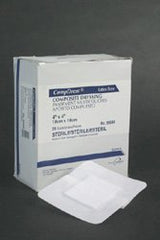 Derma Sciences Adhesive Dressing Compdress® 6 X 6 Inch Gauze Square White Sterile