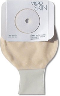 Cymed Colostomy Pouch One-Piece System 9 Inch Length 1-1/2 Inch Stoma Drainable Trim To Fit