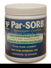 The Parthenon Company Ostomy Absorbent Crystal ParSORB™ 16 oz.