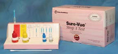Fisher Scientific Rapid Test Kit Sure-Vue® Infectious Disease Immunoassay Strep A Test Throat Swab Sample 27 Tests