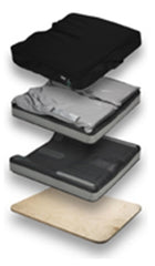Sunrise Medical Seat Back Cushion JAY® J2™ Deep Contour 19 W X 20 D Inch Foam / Aluminum