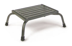 Hausmann Industries Step Stool with Handrail Bariatric 1-Step Aluminum 8 Inch Step Height - M-691768-4927 - Each