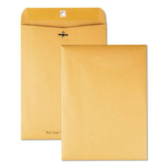 Quality Park™ Park Ridge Kraft Clasp Envelope, #90, Square Flap, Clasp/Gummed Closure, 9 x 12, Brown Kraft, 100/Box