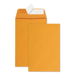Quality Park™ Redi-Strip Catalog Envelope, #1, Cheese Blade Flap, Redi-Strip Closure, 6 x 9, Brown Kraft, 100/Box