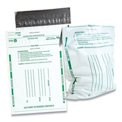 Quality Park™ Poly Night Deposit Bags w/Tear-Off Receipt, 8.5 x 10-1/2, Opaque, 100 Bags/Pack