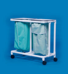 IPU Double Hamper with Bags Select 4 Casters 39 gal. - M-693579-2537 - Each