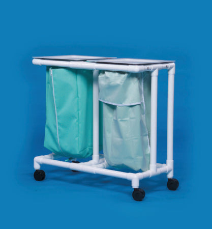 IPU Double Hamper with Bags Select 4 Casters 39 gal. - M-693581-4720 - Each