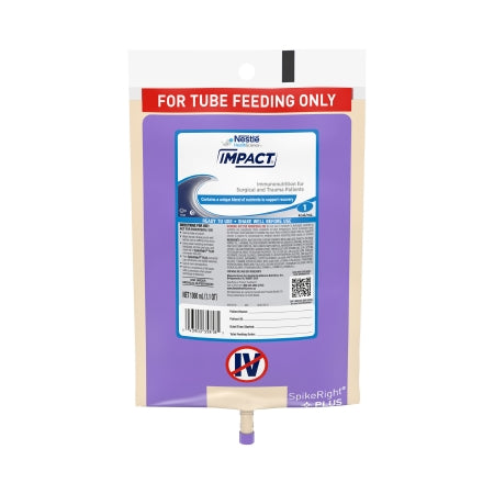 Nestle Healthcare Nutrition Tube Feeding Formula Impact® 33.8 oz. Bag ...