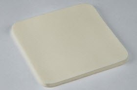 Cardinal Impregnated Foam Dressing Kendall™ AMD 2 X 2 Inch Hydrophilic Polyurethane Foam Polyhexamethylene Biguanide (PHMB) Sterile