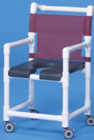 IPU Shower Chair ipu® Fixed Arm PVC Frame Mesh Back