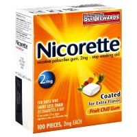 Glaxo Smith Kline Stop Smoking Aid Nicorette® 2 mg Strength Gum