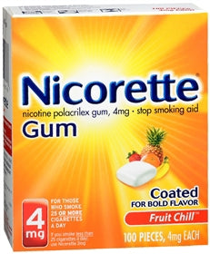 Glaxo Smith Kline Stop Smoking Aid Nicorette® 4 mg Strength Gum