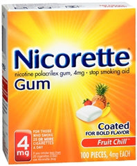 Glaxo Smith Kline Stop Smoking Aid Nicorette® 4 mg Strength Gum