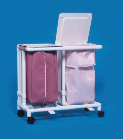 IPU Double Hamper with Bags Classic 4 Casters 39 gal. - M-694013-2093 - Each