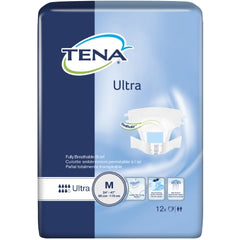 Essity HMS North America Inc Unisex Adult Incontinence Brief TENA® Ultra Medium Disposable Moderate Absorbency - M-694181-4912 - Pack of 1