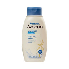 Johnson & Johnson Consumer Body Wash Aveeno® Skin Relief Liquid 12 oz. Bottle Unscented