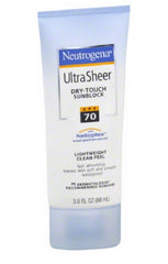 Johnson & Johnson Consumer Sunblock Neutrogena® Ultra Sheer SPF 70 Tube Lotion 3 oz.