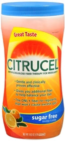 Glaxo Smith Kline Fiber Supplement Citrucel® Orange Flavor Powder 16.9 oz. 2 Gram Strength Methyl Cellulose