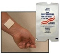 MPM Medical Transparent Dressing with Pad Square 2 X 2 Inch 2 Tab Delivery Without Label Sterile
