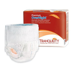 Principle Business Enterprises Unisex Adult Absorbent Underwear Tranquility® Premium OverNight™ Pull On with Tear Away Seams X-Small Disposable Heavy Absorbency - M-695741-1457 - Bag of 22