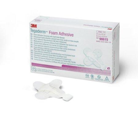 3M Foam Dressing 3M™ Tegaderm™ High Performance 2-3/4 X 2-3/4 Inch Finger / Toe Adhesive with Border Sterile