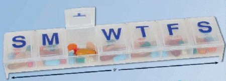 Apothecary Products Pill Organizer 2X-Large 7 Day 1 Dose