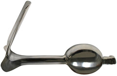 BR Surgical Vaginal Speculum/Retractor BR Surgical Auvard NonSterile Surgical Grade German Stainless Steel Medium Single-ended Angled 90° Weighted 2.5 lbs. Reusable Without Light Source Capability - M-696033-4255 - Each