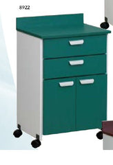 Clinton Industries Mobile Treatment Cabinet 18-1/4 X 24 X 35-1/4 Inch Slate Gray