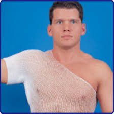 DeRoyal Elastic Net Retainer Dressing Stretch Net™ Tubular Elastic 10 Yard Size 6 White Abdomen / Thigh / Shoulder NonSterile