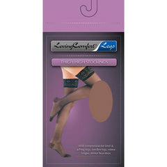 Scott Specialties Compression Stocking Loving Comfort® Thigh High X-Large Black Closed Toe