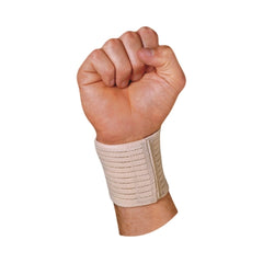 Scott Specialties Wrist Support Wraparound / Wristlet Elastic Left or Right Wrist Beige One Size Fits Most